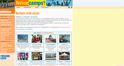 Desktop Screenshot of feriencamps.at